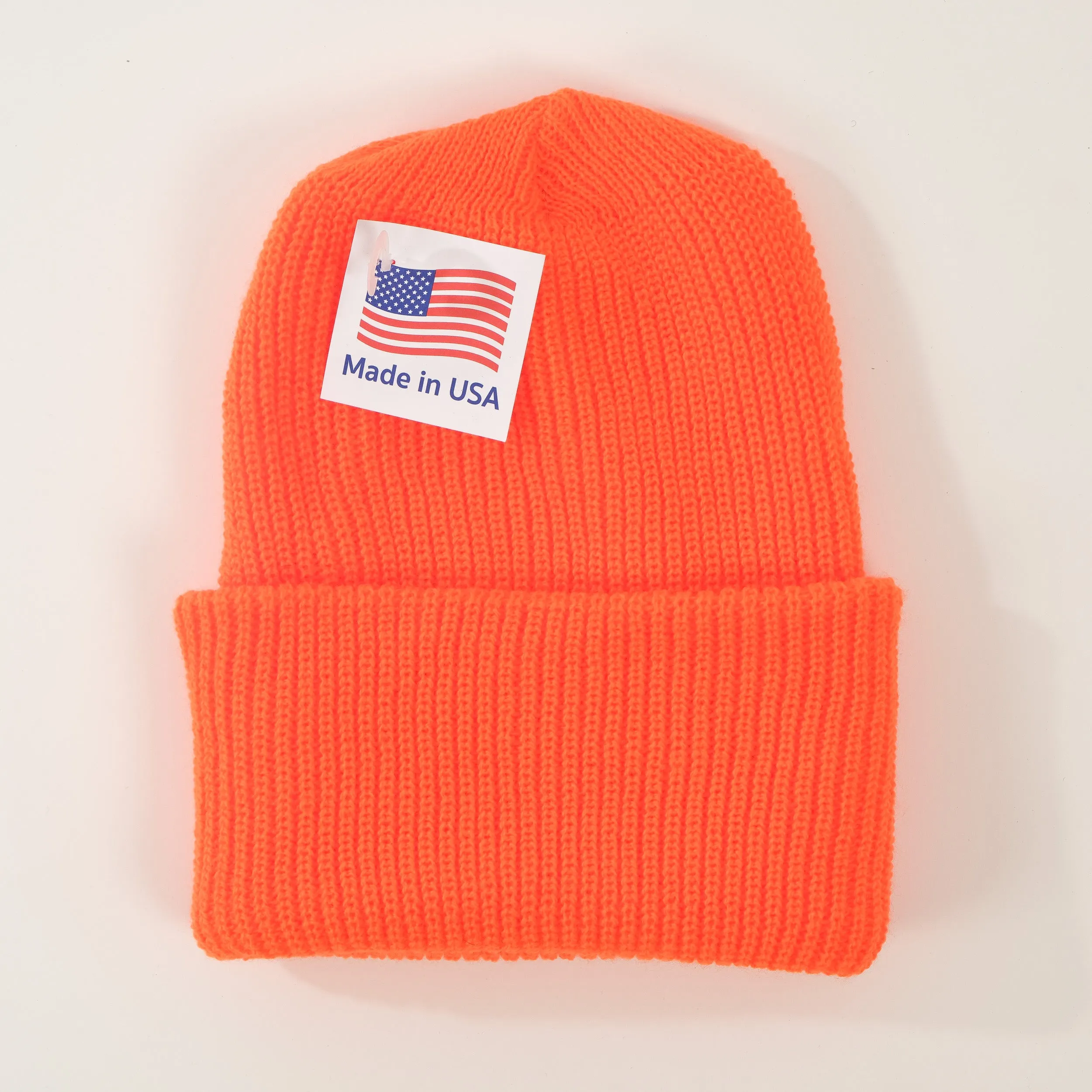 WATCH CAP - SAFETY ORANGE