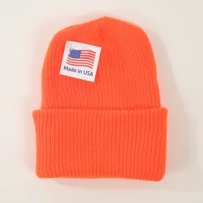 WATCH CAP - SAFETY ORANGE