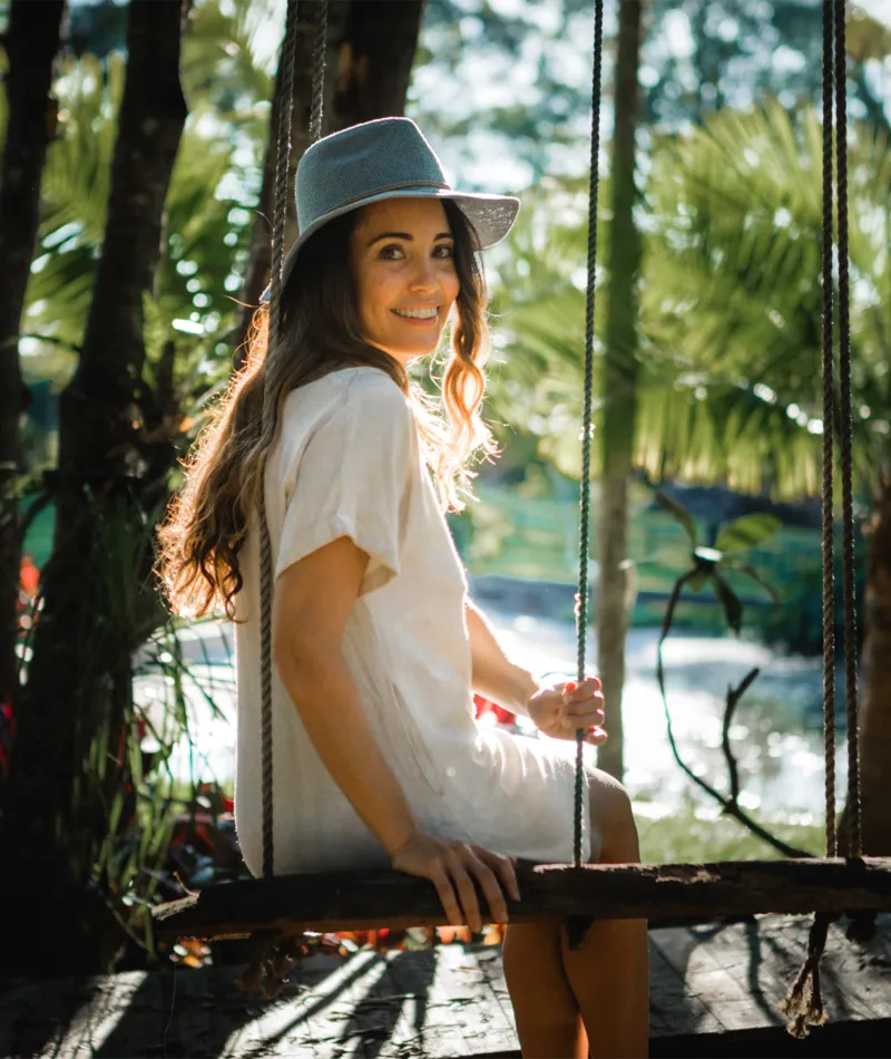 Women's Safari Hat - Sadie (Blue)