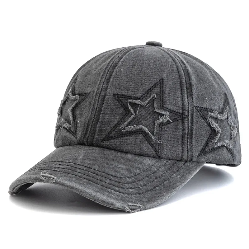 Y2K Acid Wash Star Cap