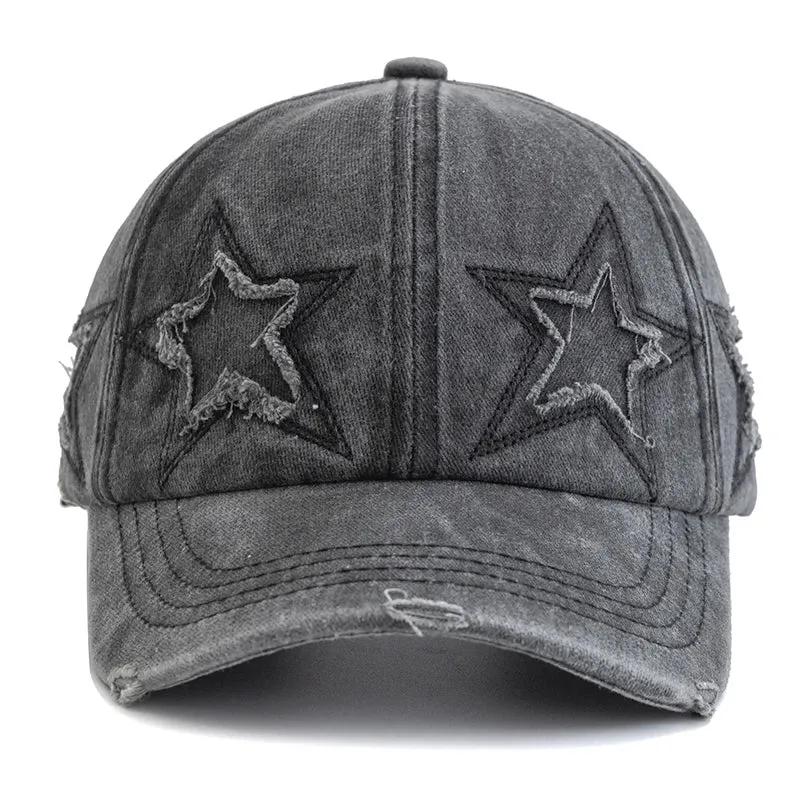 Y2K Acid Wash Star Cap