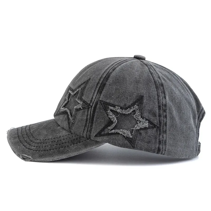 Y2K Acid Wash Star Cap