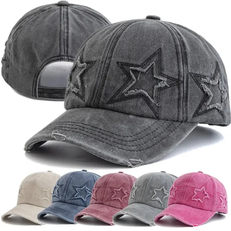 Y2K Acid Wash Star Cap