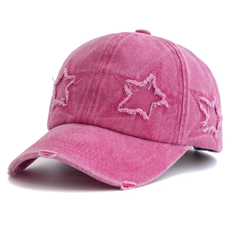 Y2K Acid Wash Star Cap