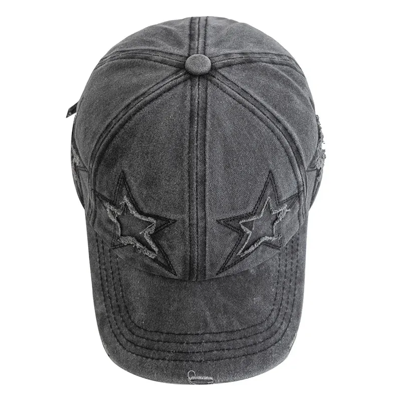 Y2K Acid Wash Star Cap