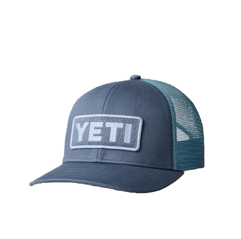 Yeti Blue Trucker Mesh Logo Patch Cap